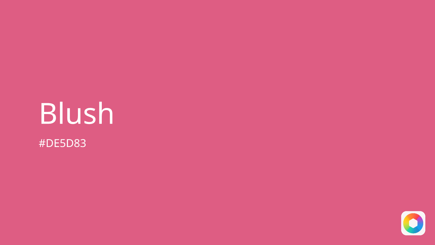 Blush Color Hex Code Palettes Meaning