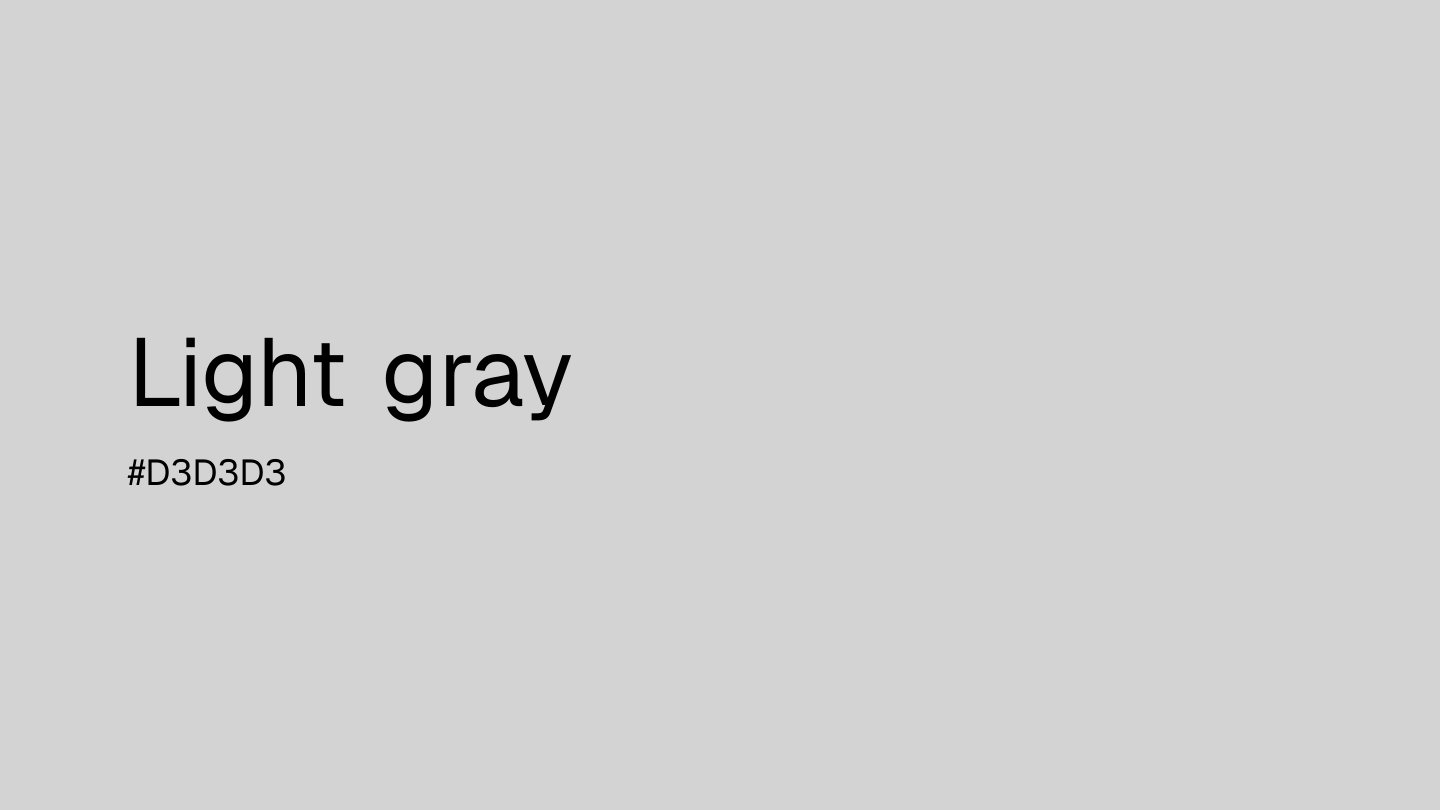 Light Gray Color Hex Code Palettes Meaning