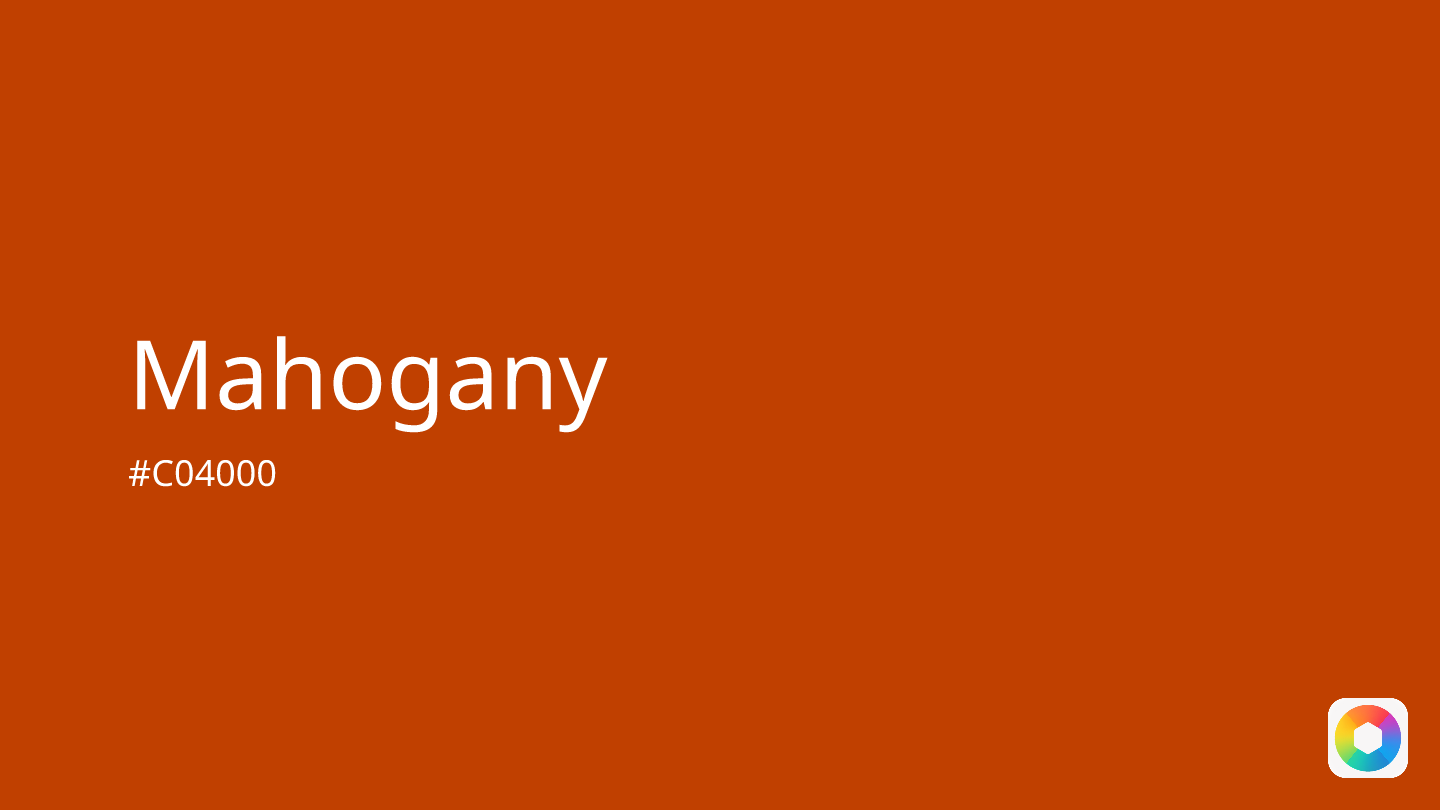 Mahogany