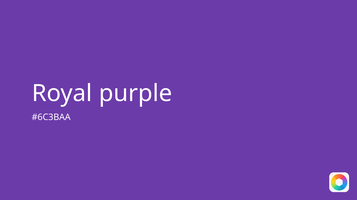Royal purple